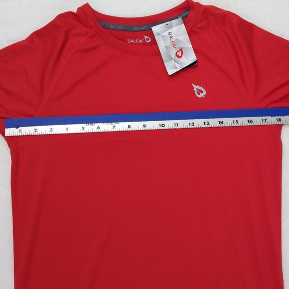 Baleaf Men's Raglan Sleeve Shirt Size Small Measures 36" Chest BUT Tagged 2XL ?? - Picture 6 of 9